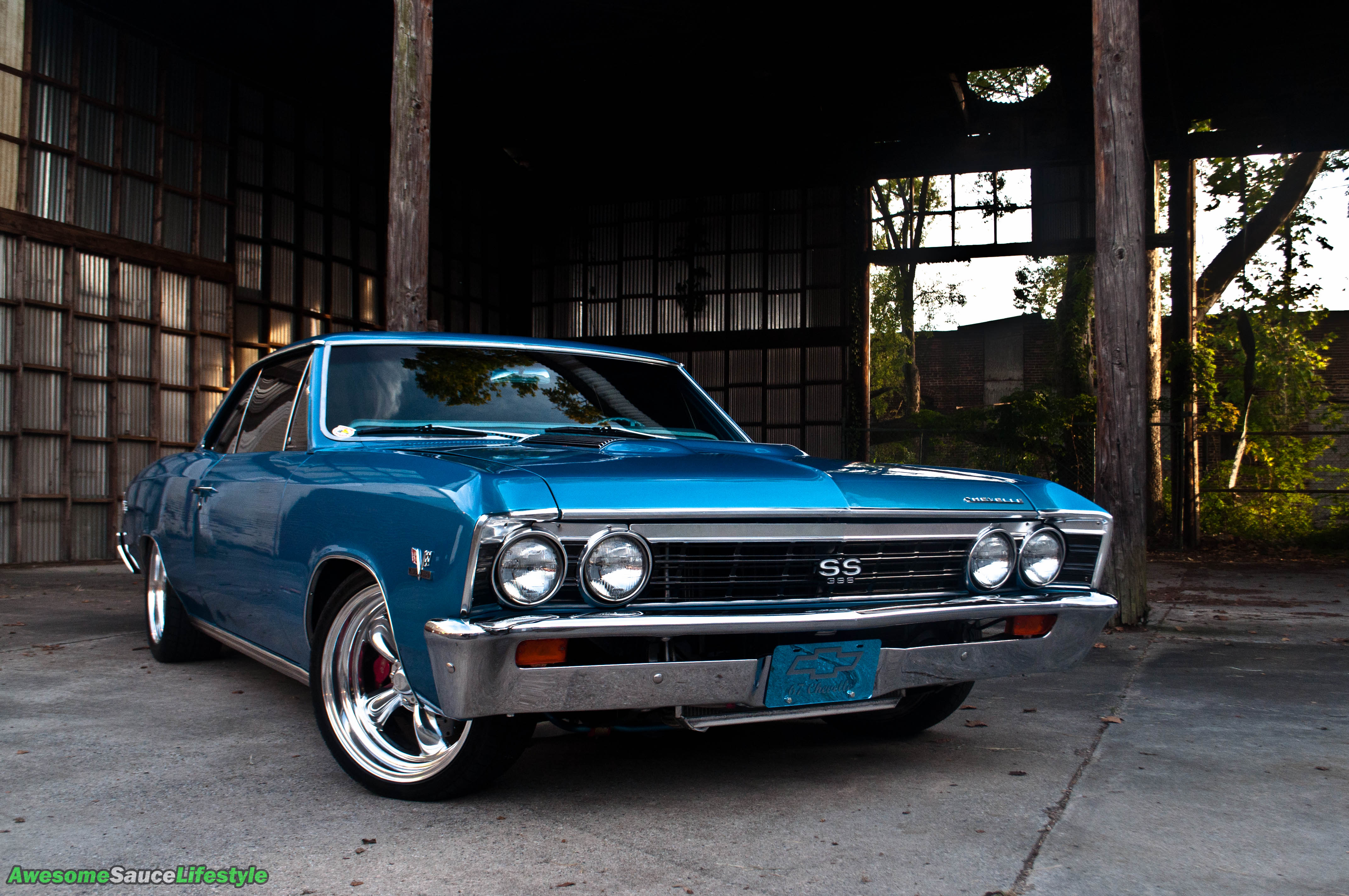 You are looking at a Marina Blue Chevelle SS w/454 (non- numbers matching) ...